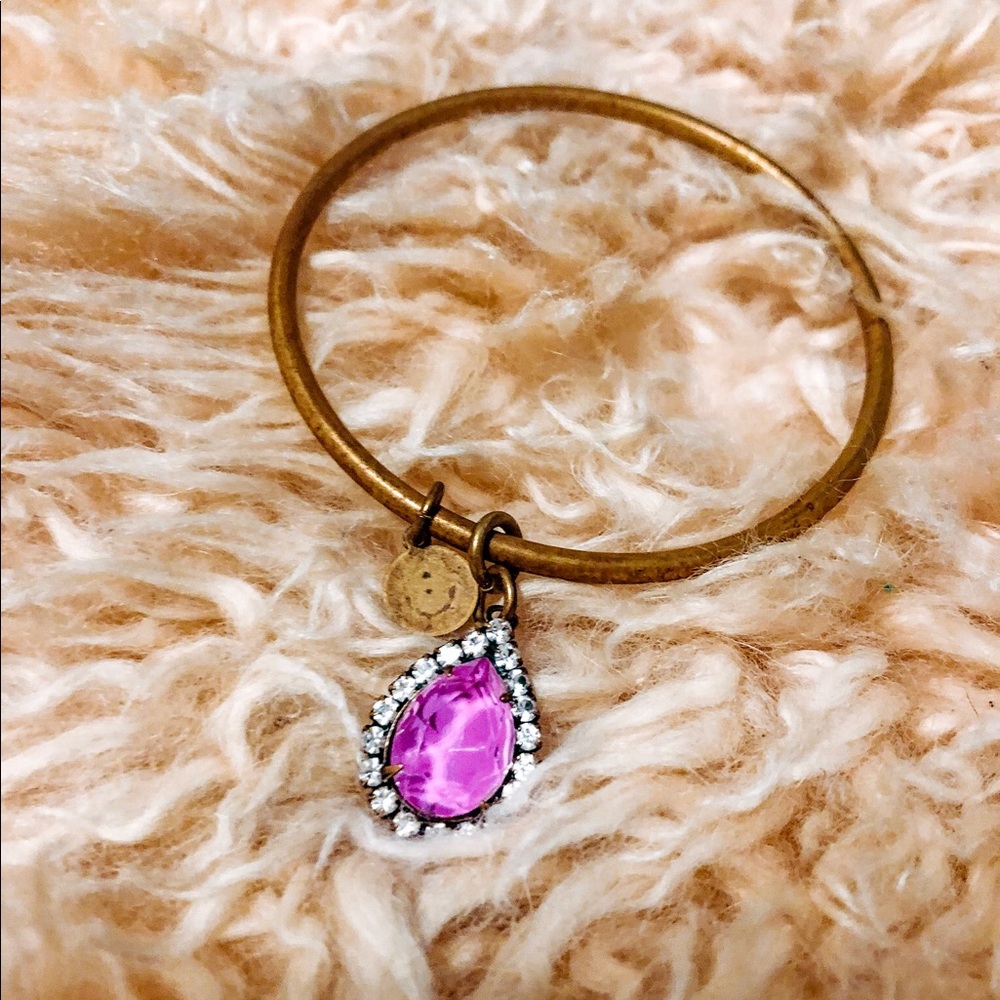 Loren Hope Golf Bracelet with Orchid Pendant